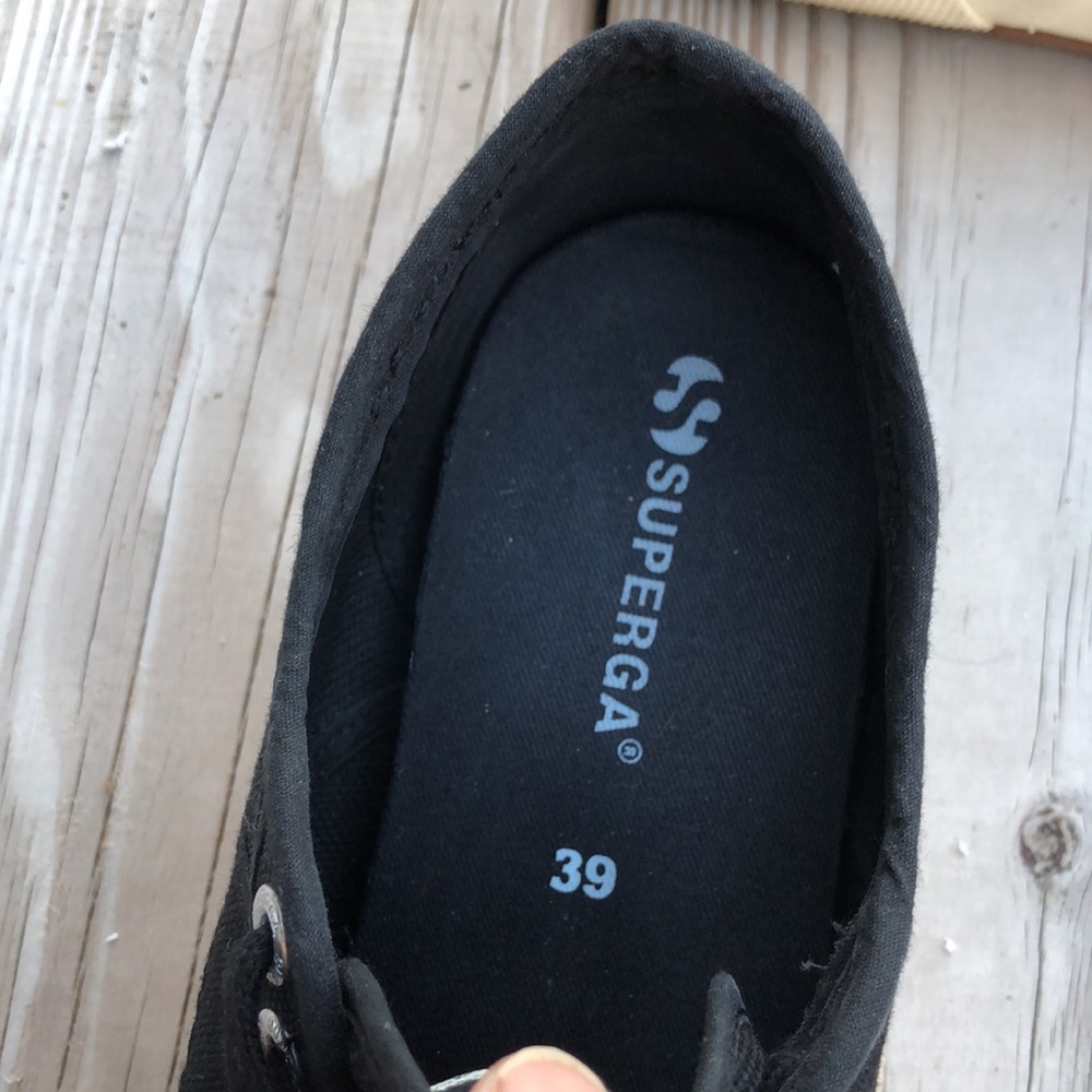 Superga Canvas Platform Wedge Sneakers - image 8